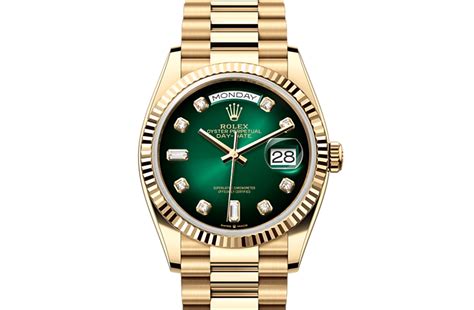 rolex day date scatola verde|rolex day date price.